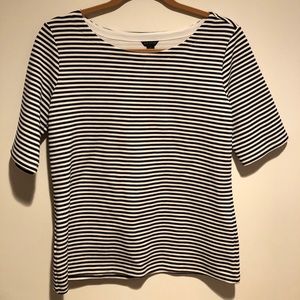 Short sleeve striped top